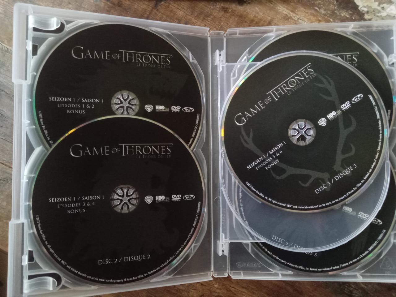 Dvd Game of thrones seizoen 1