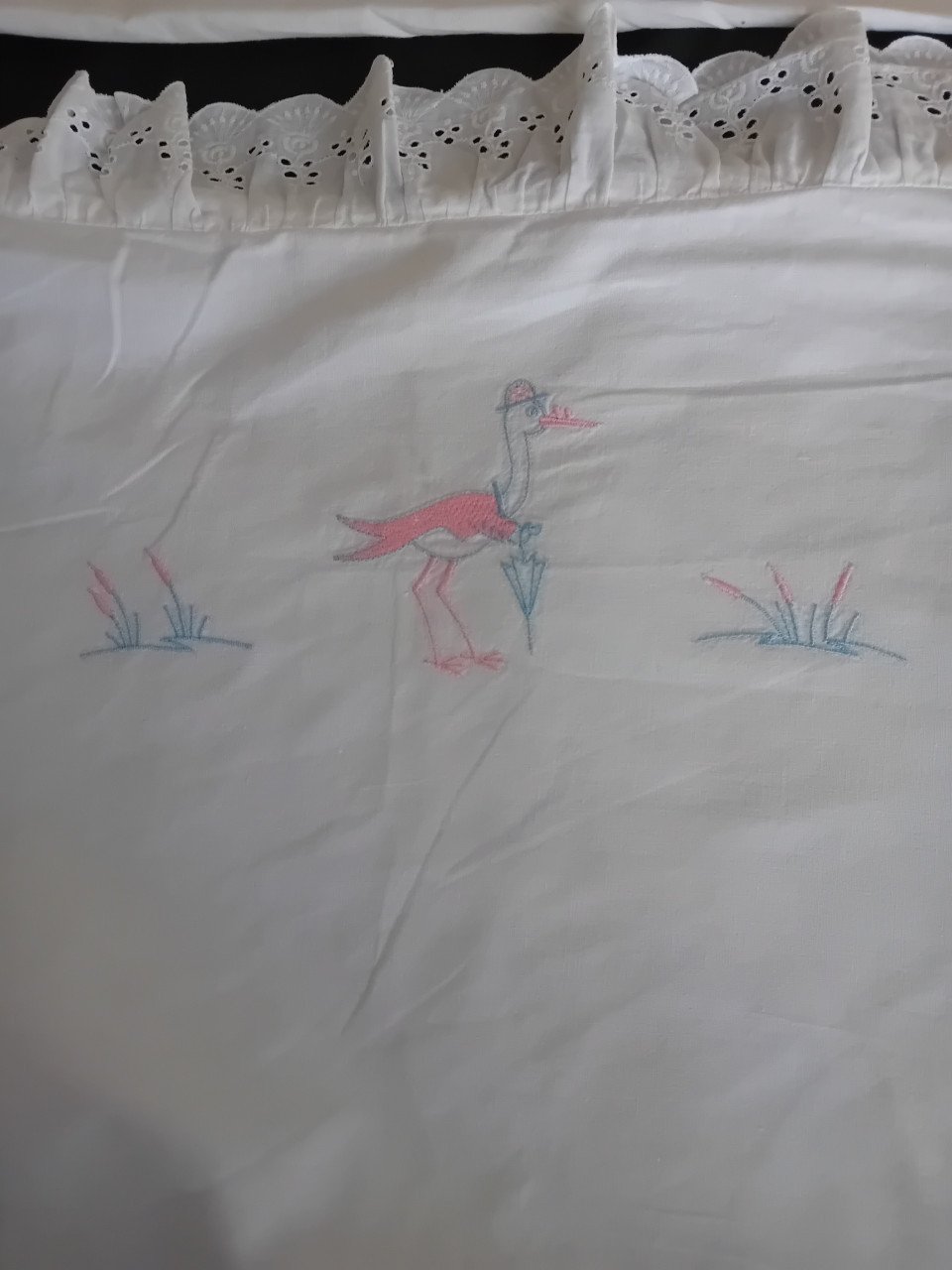 Vintage baby kussensloopjes