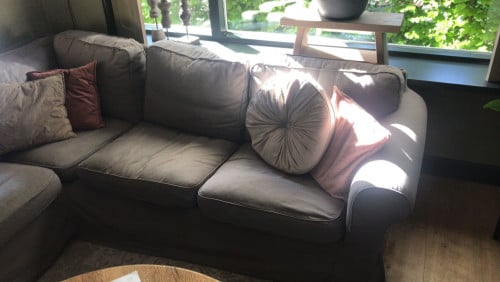 Gratis Ektorp hoekbank grijs