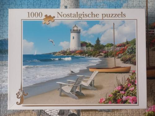Puzzel zonovergoten strand