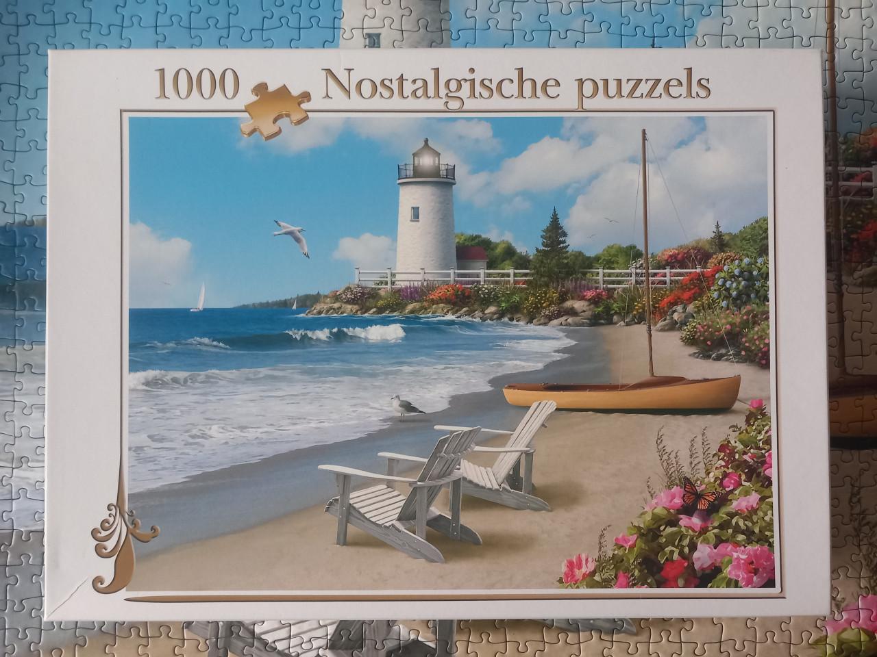 Puzzel zonovergoten strand