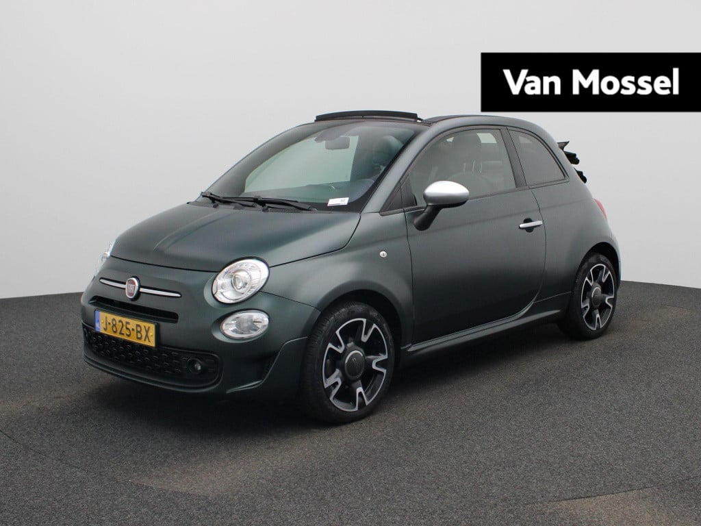 Fiat 500 C 1.0 hybrid rockstar | navigatie | climate control | side-skirts 