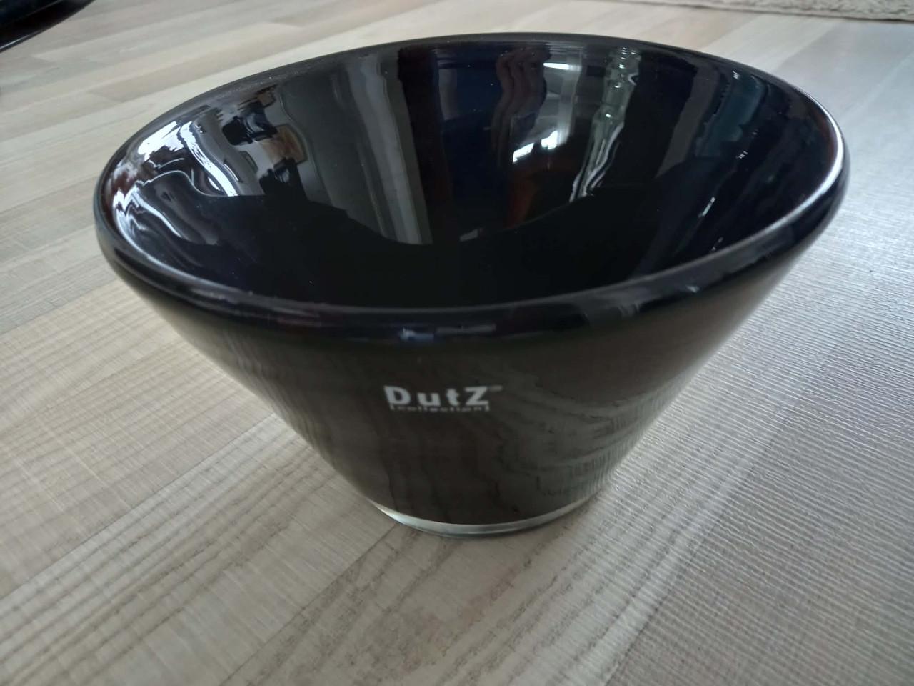 DutZ Glazen Schaal Zwart - Elegant en Stijlvol