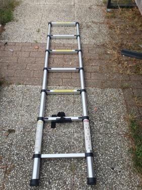 Outbee Telescopische Ladder 2,6 Meter – Aluminium – Inklapbaar – 150 kg