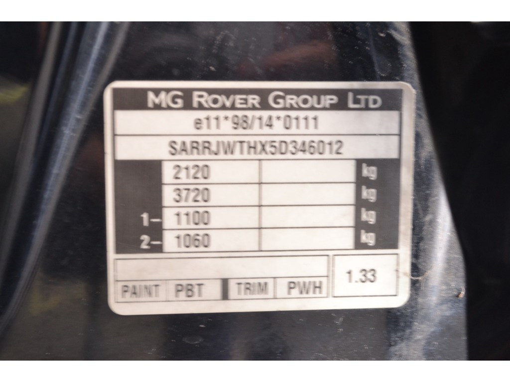 Rover 75 tourer 2.0 cdti sterling automaat, sportinterieur, bmw diesel