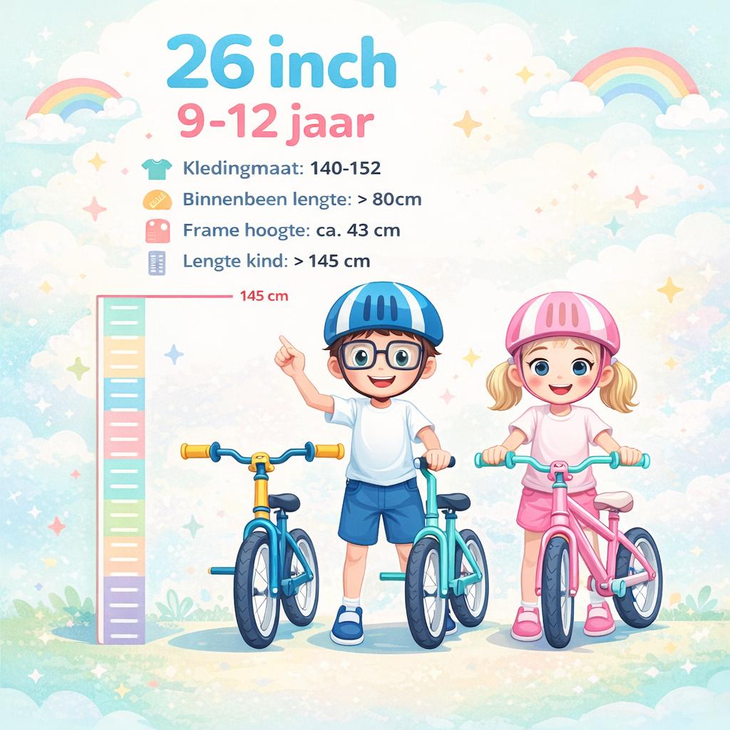 🚲 Cortina U4 Transport Jongensfiets – 26 inch – Zwart