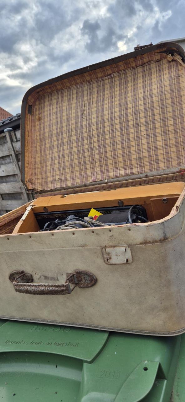 Antieke anker naaimachine met pedaal