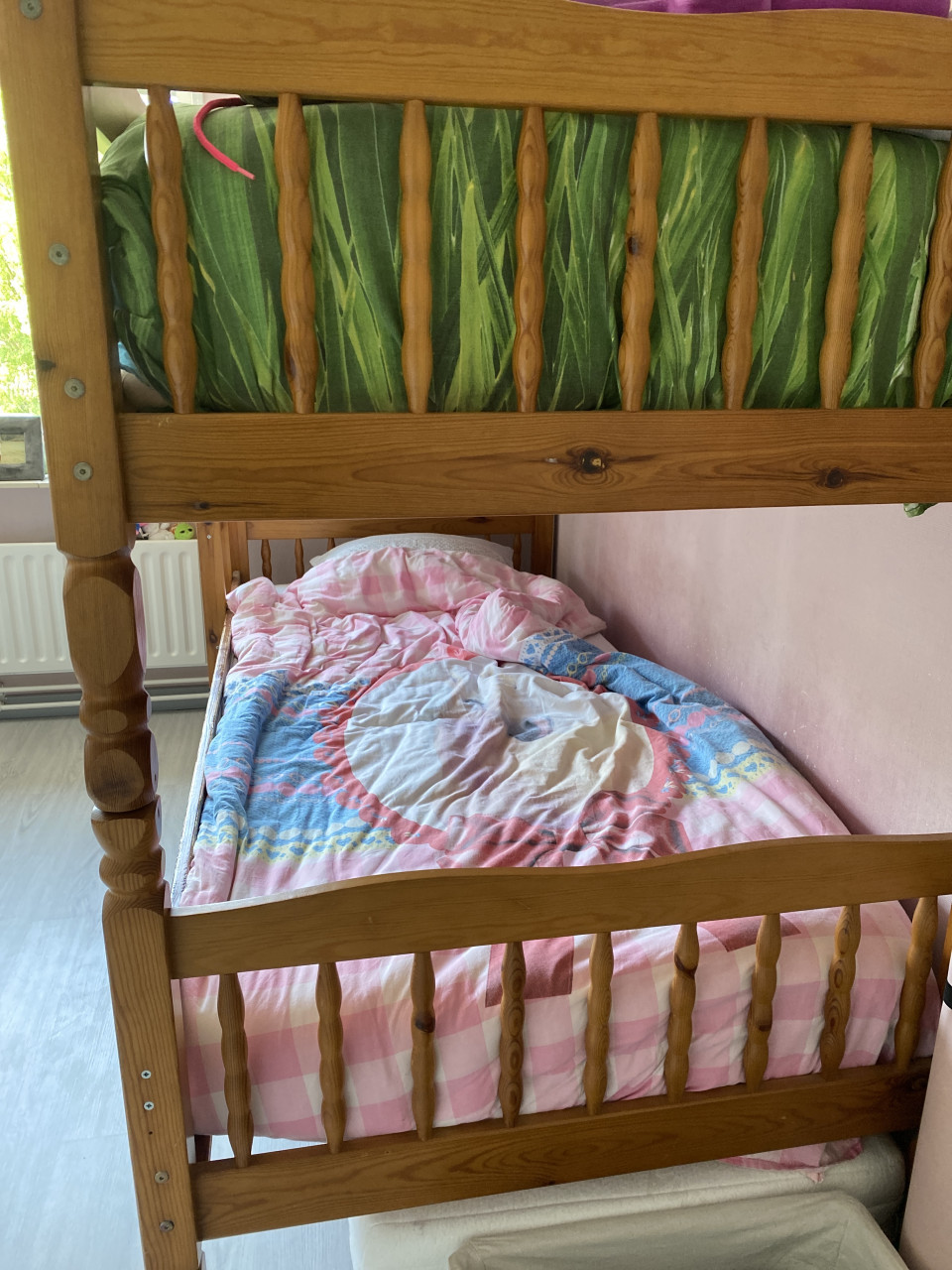 Stapelbed hout