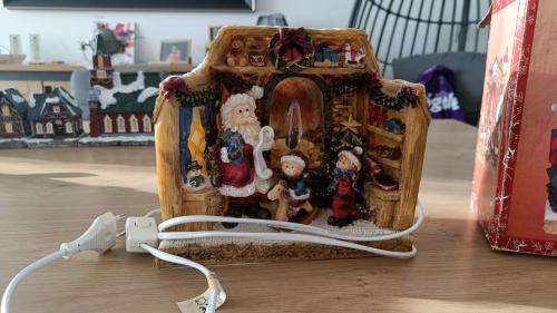 Open haard kerstdecoratie