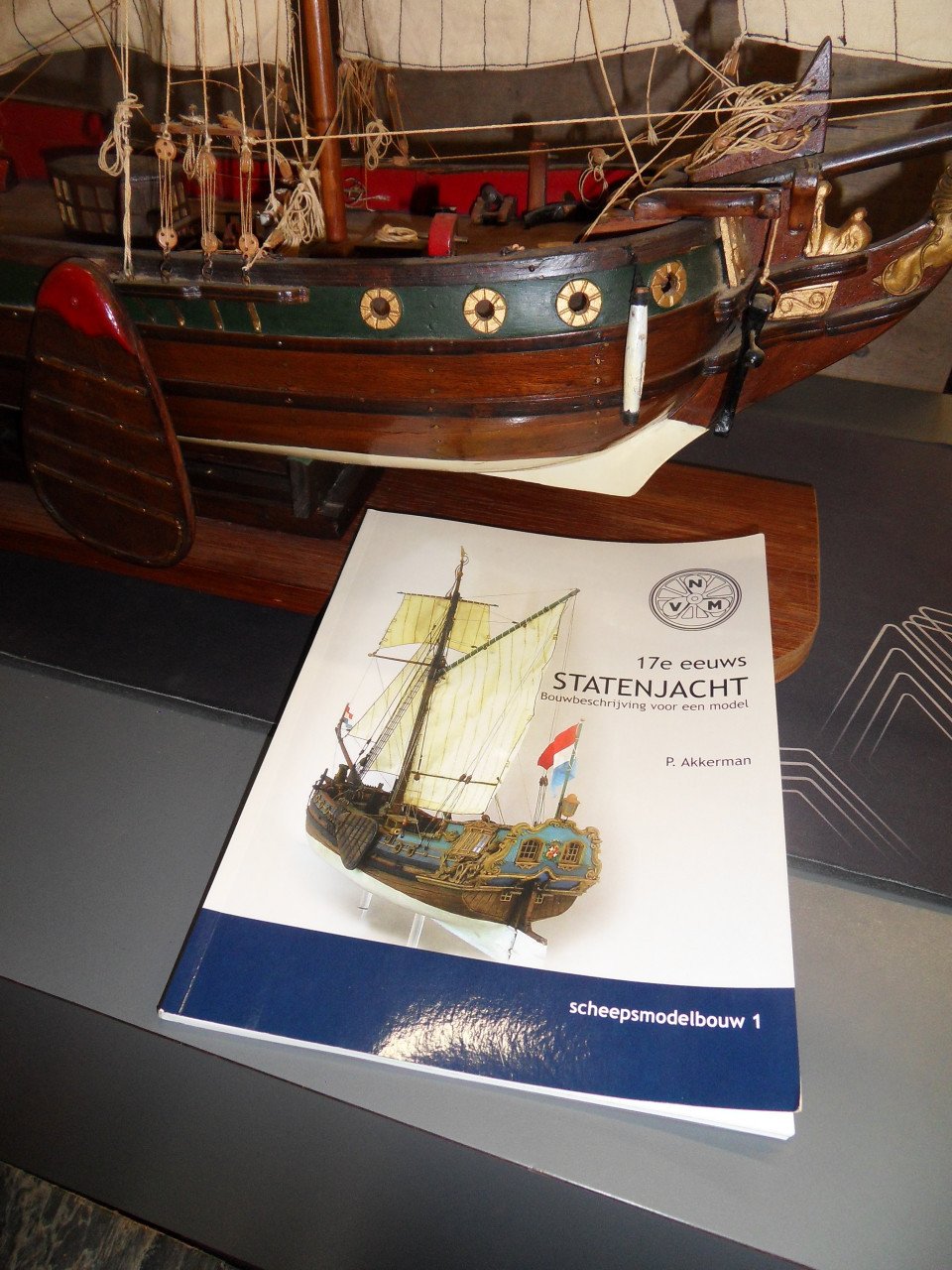 Model Statenjacht 17e eeuw