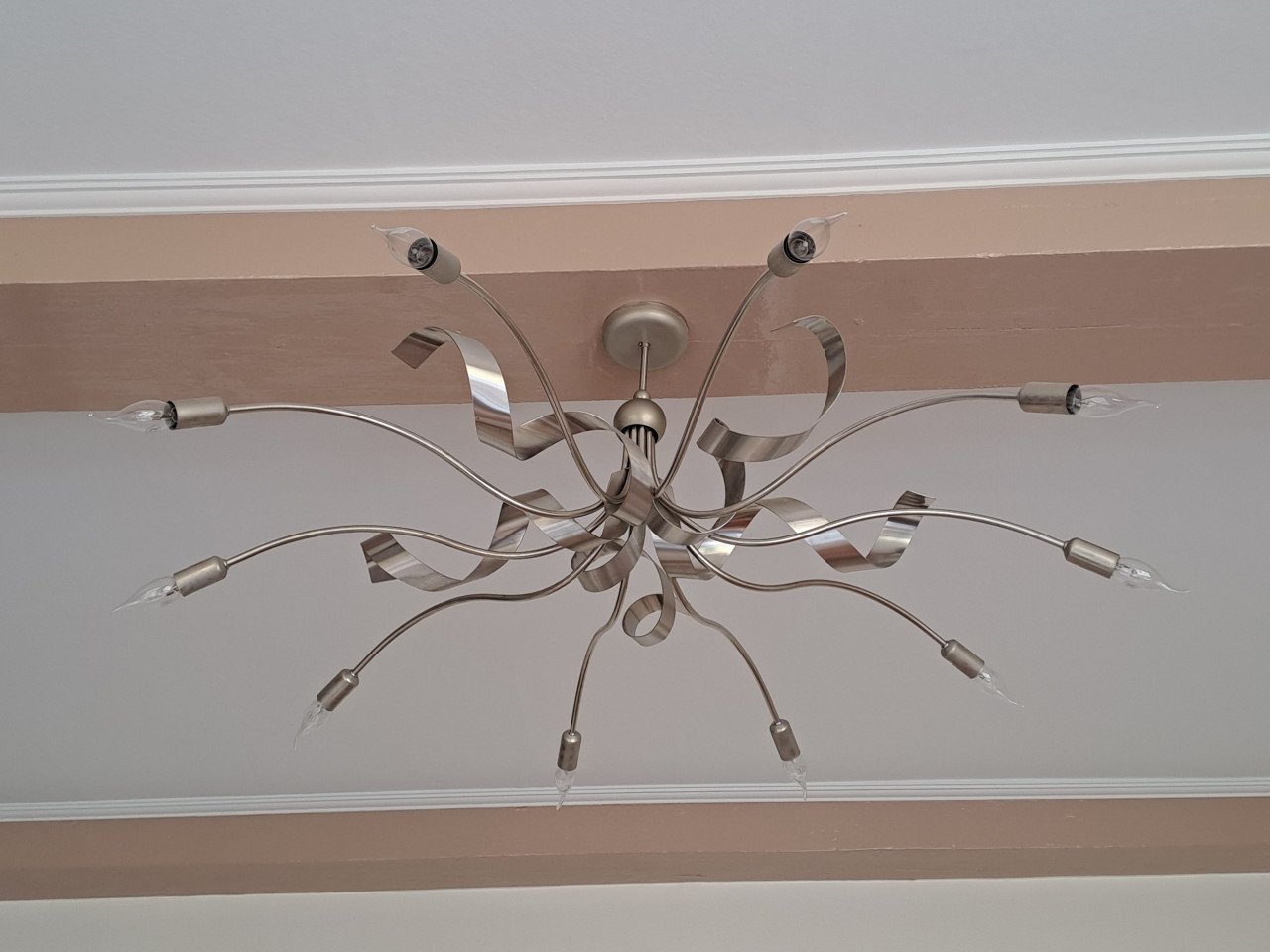 RVS plafondlamp