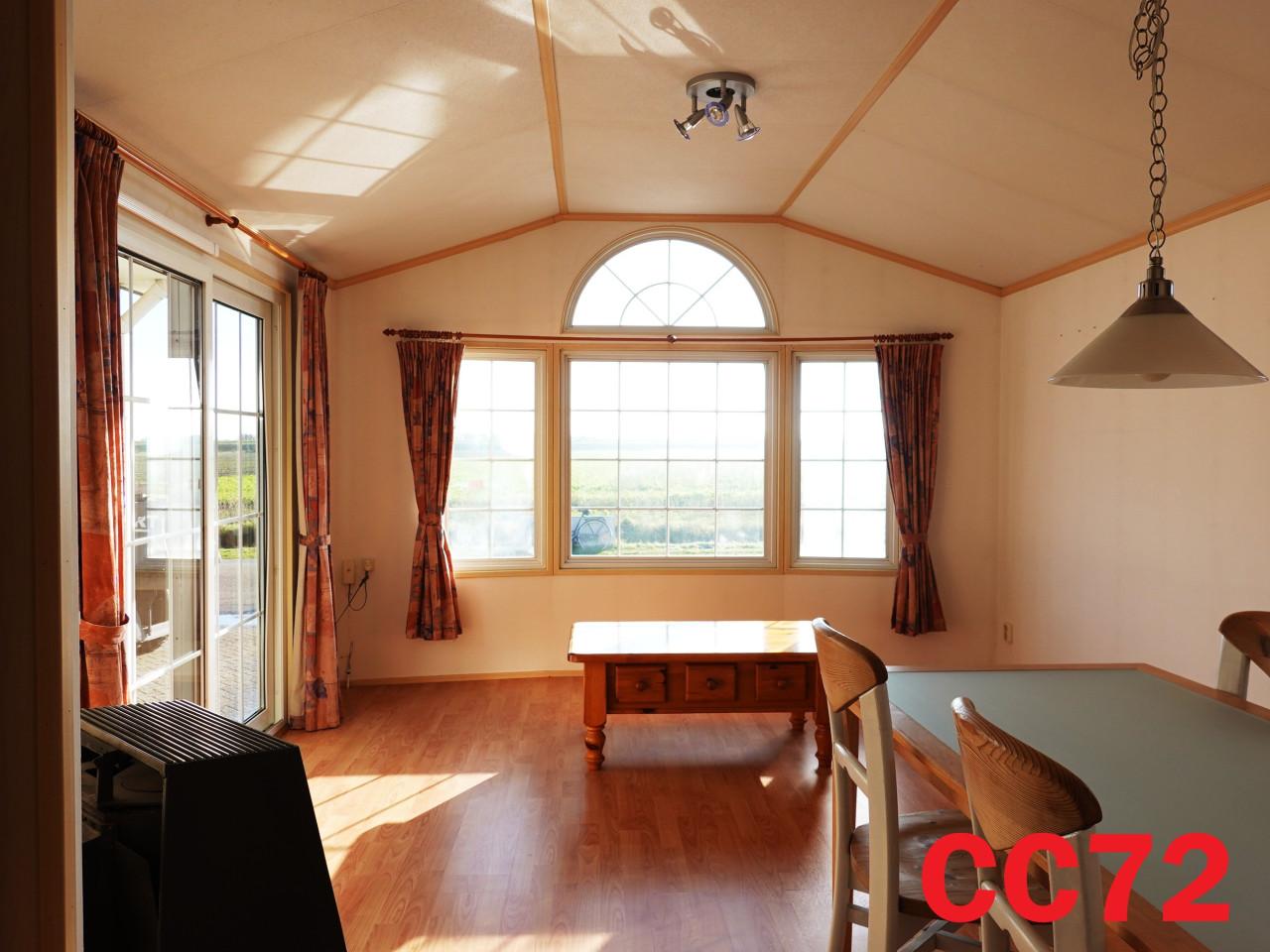Diverse modellen Arcabo chalets met 2 slaapkamers en dubbel glas voorradig