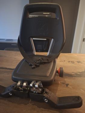 Fietsstoeltje qibbel achter incl voetsteunen