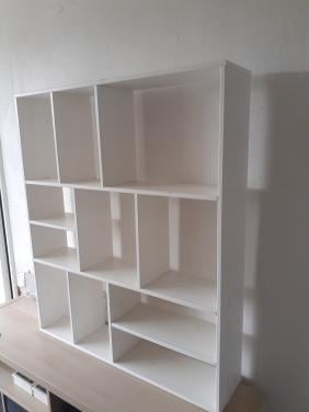 Vakkenkast hout whitewash