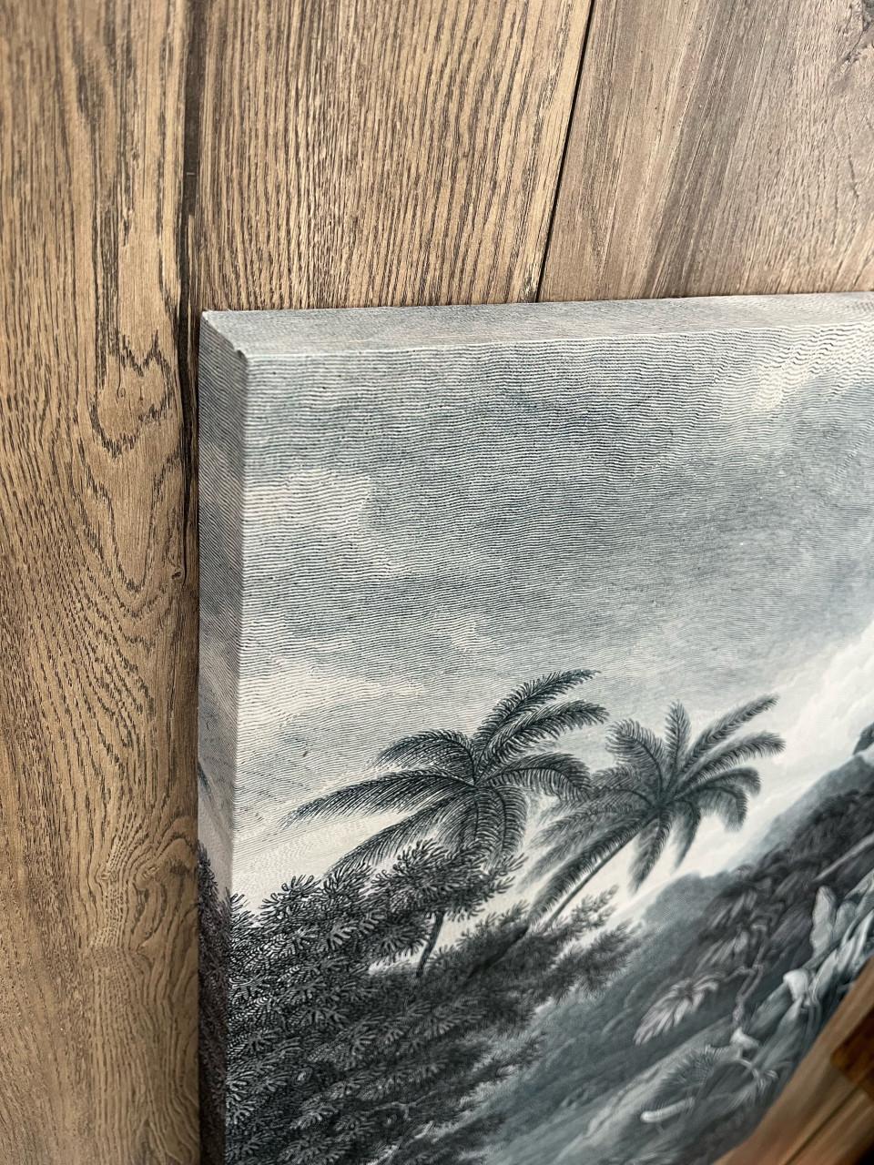 Groot XL canvas jungle thema ets lithografie  ibiza litho