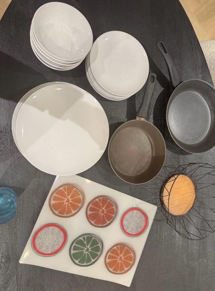 Gratis borden, bakjes, placemats en pannen