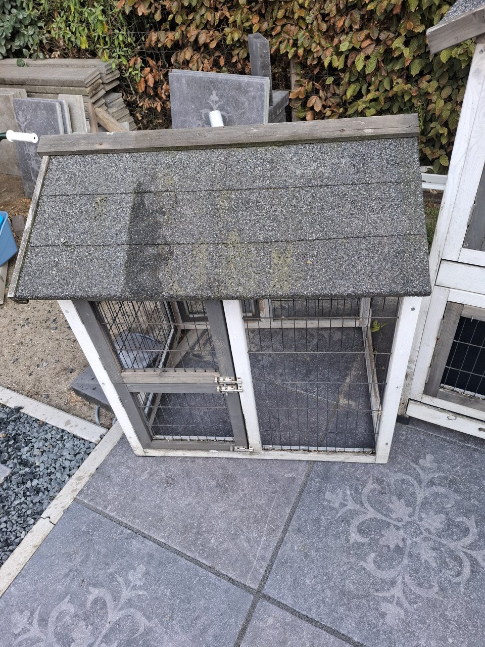 Konijnen buitenverblijf + buitenren