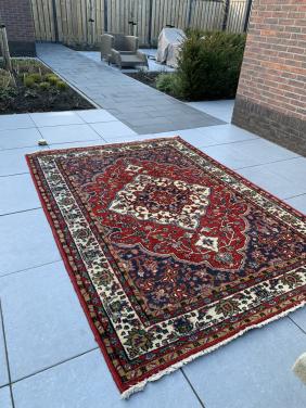 ❣️Waanzinnig Leuk Kleurrijk Vintage Vloerkleed Zuiver Scheerwol ❣️