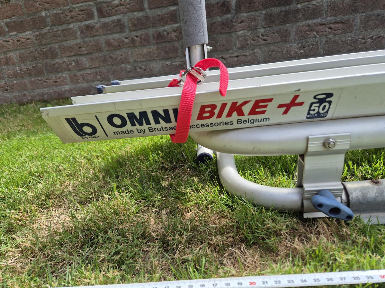 Fietsdrager voor op dissel caravan