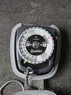 Mooie jaren 60 Gossen Sixtino belichtingsmeter mooie staat