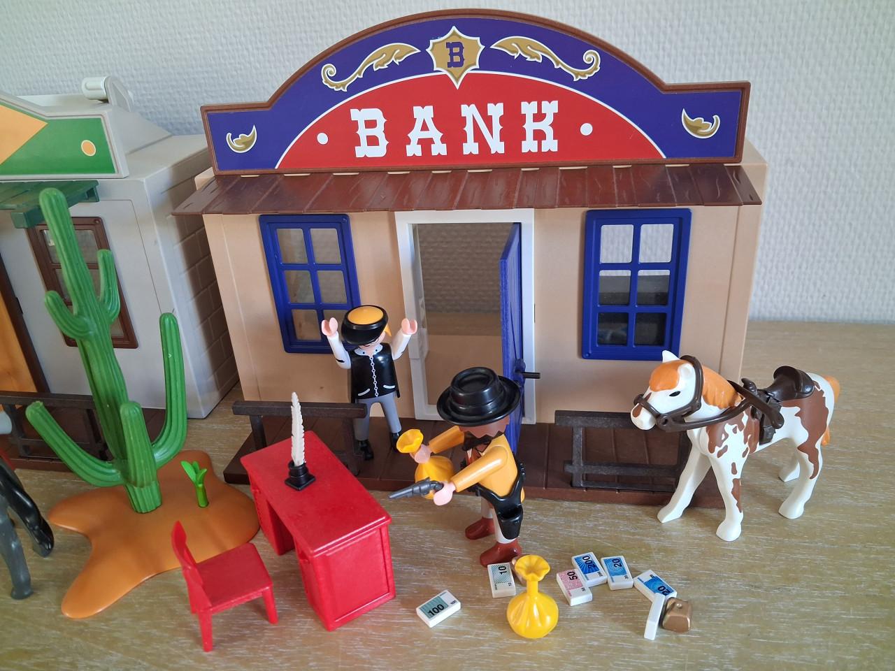 Playmobil western city in koffer setnr 4398