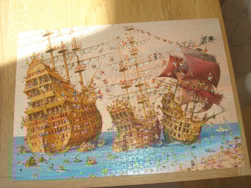 Te koop Grappige Cartoon  complete puzzel