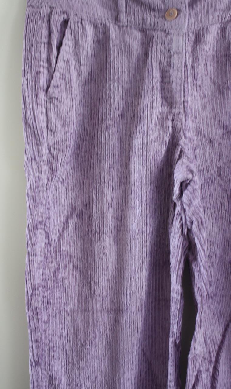 Lila ribroek maat 38