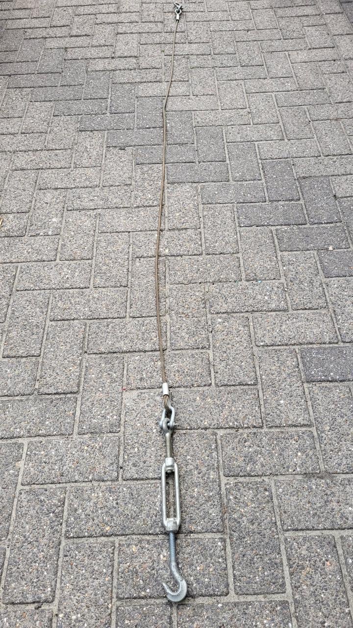 Draadkabel (10mm) met spanner