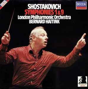 Lp Shostakovich symphony no. 1 & 9