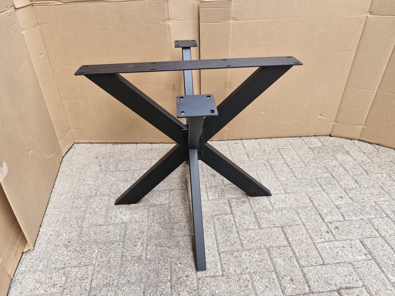 Metalen tafelpoten X,N,H,A,U, model