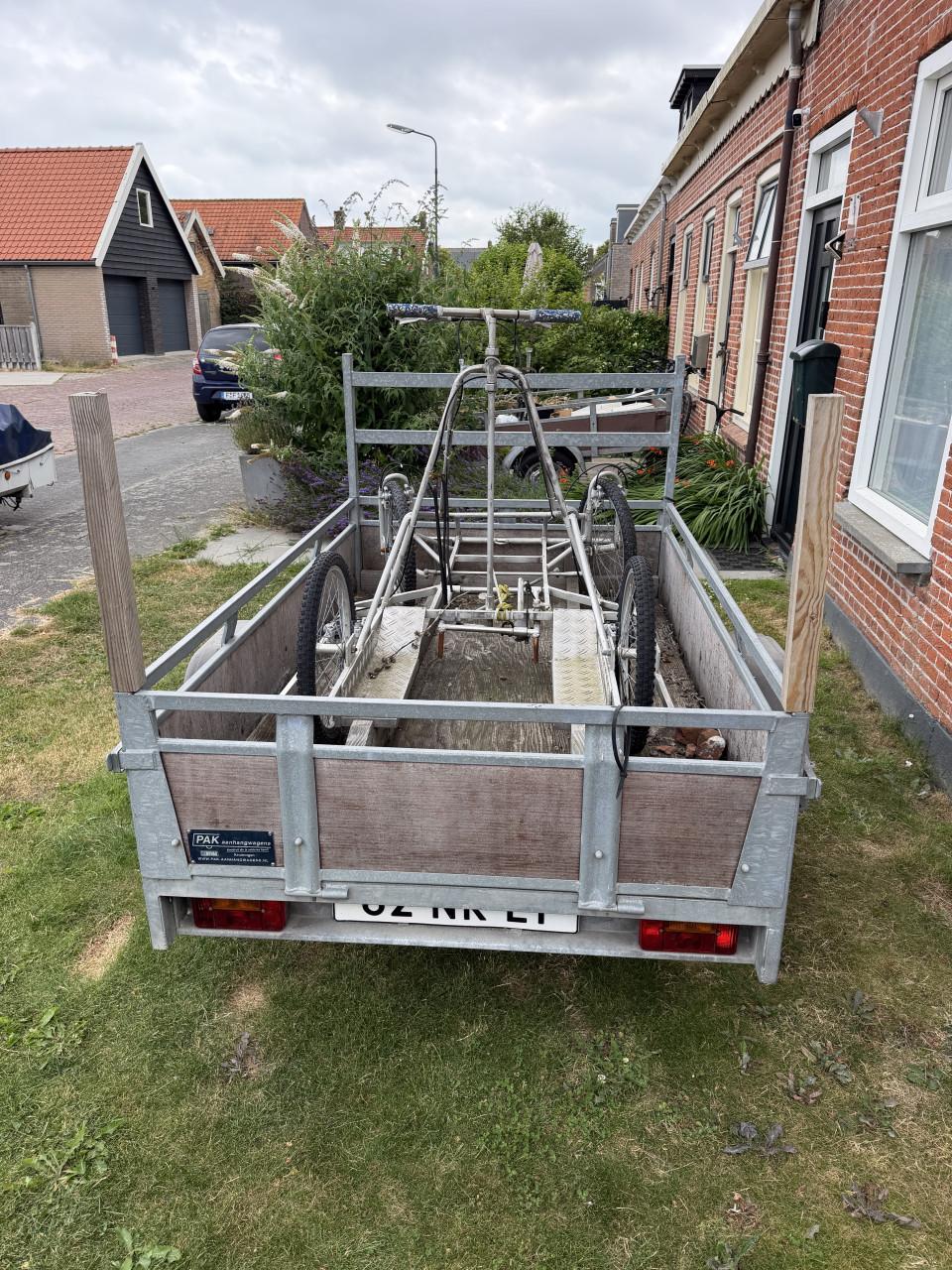Bakwagen PAK aanhangers 120x195 cm
