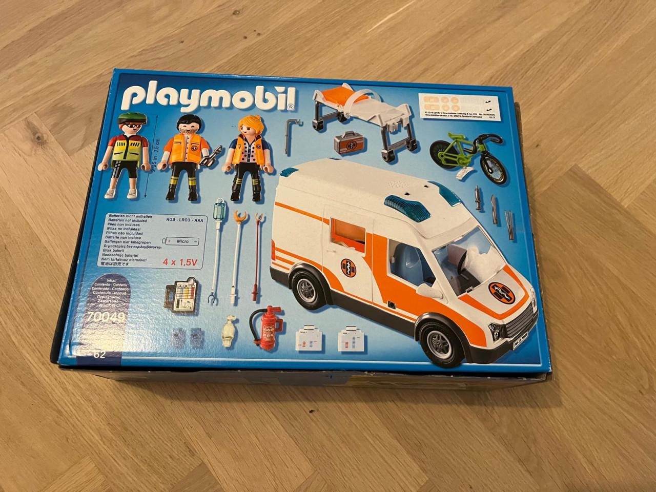 PLAYMOBIL City Life Ambulance en ambulanciers - 70049