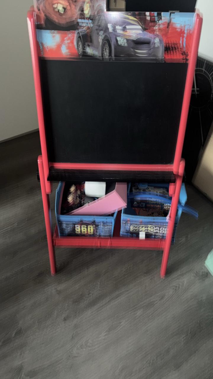 Schoolbord/magneetbord van cars