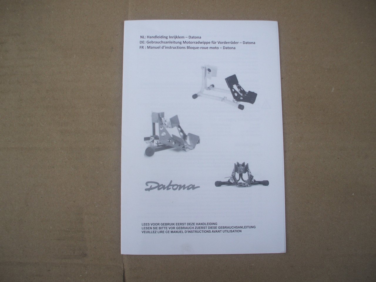 Inrijklem scooter / motor merk Datona