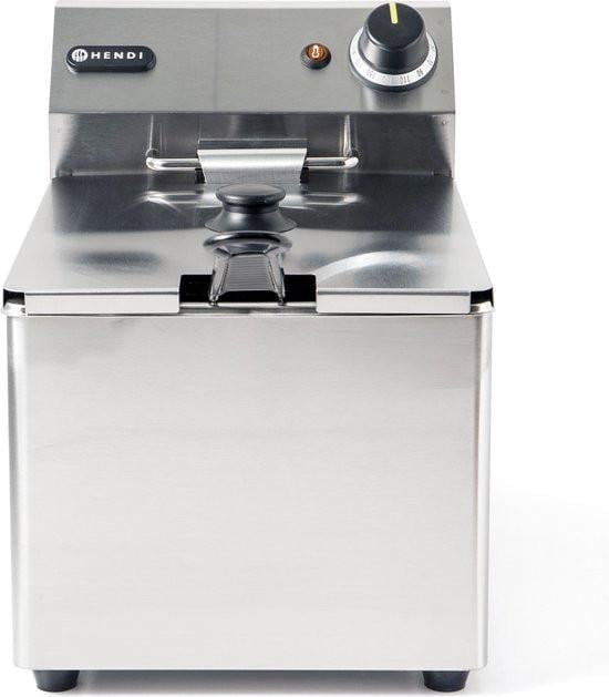 HENDI Friteuse - 8L - roestvrij staal - koude zone -NIEUW