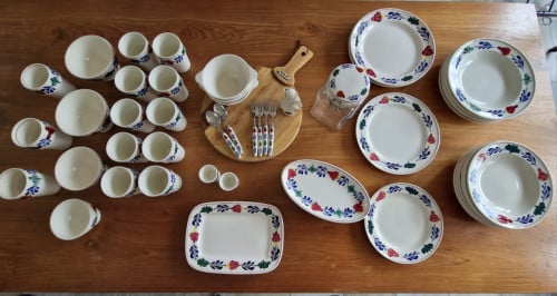 Boerenbont servies