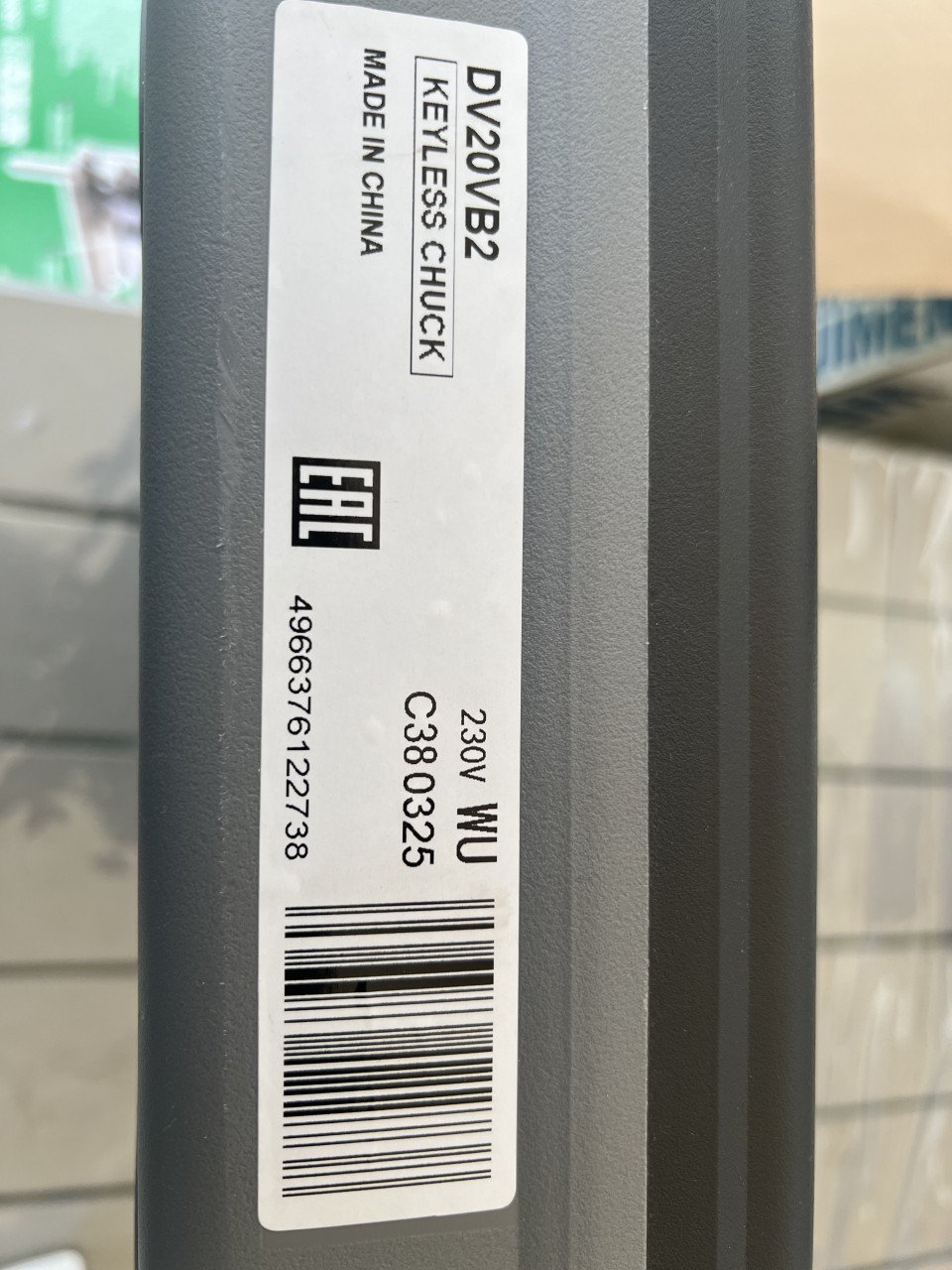 Hitachi klopboor DV20VB2 WS