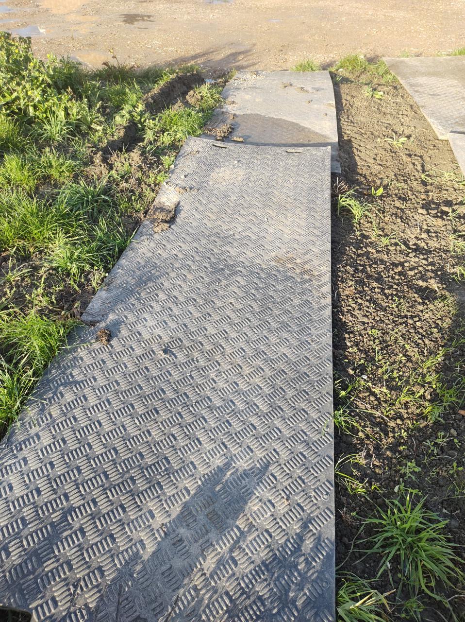 Kunststof rijplaten 3x1 meter Te Huur