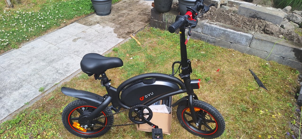 DYU D3F  elektrische vouwfiets