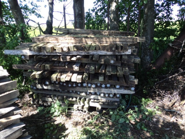 Hard houten palen