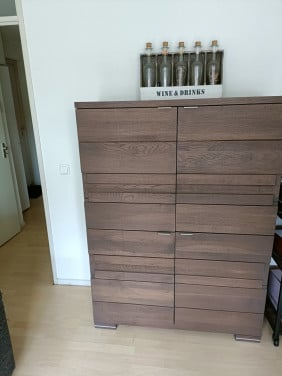 Hardhouten kasten set