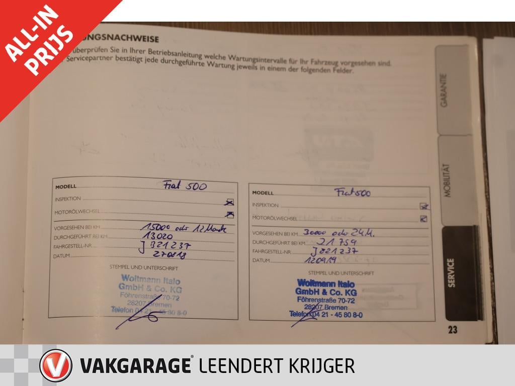 Fiat 500 C 1.2 lounge