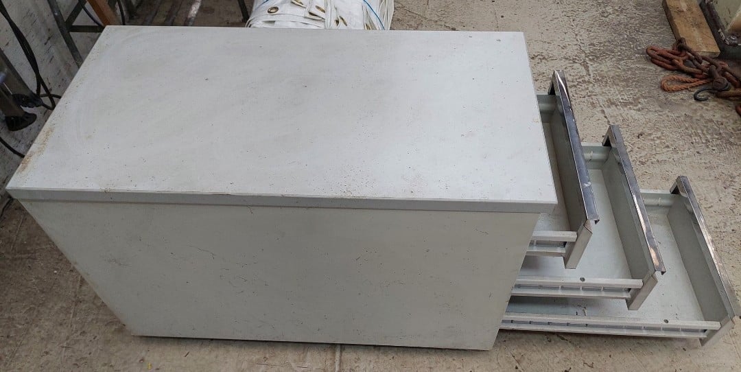 Stalen (3)laden (bureau)kast
