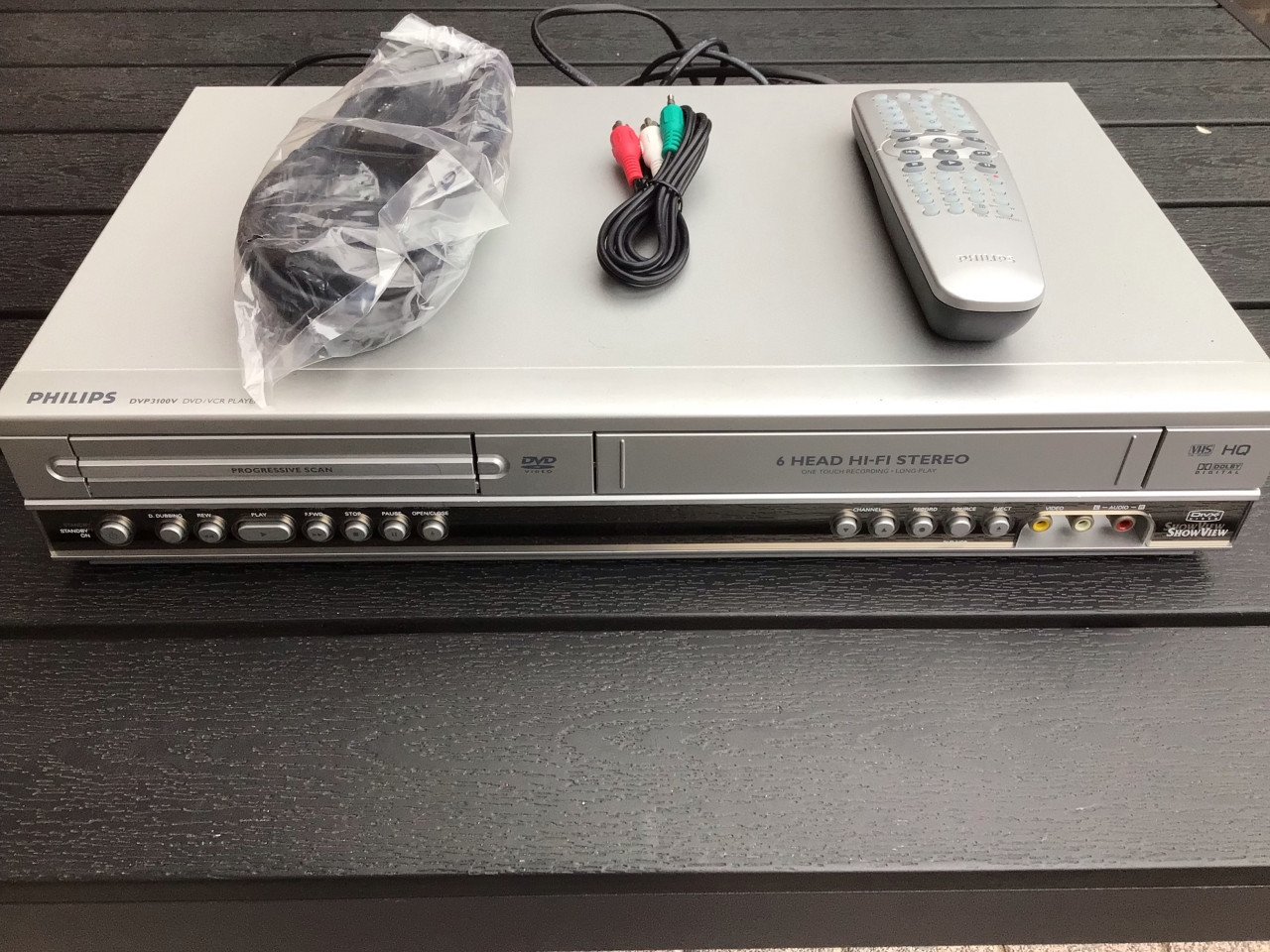 Philips videorecorder met dvd speler