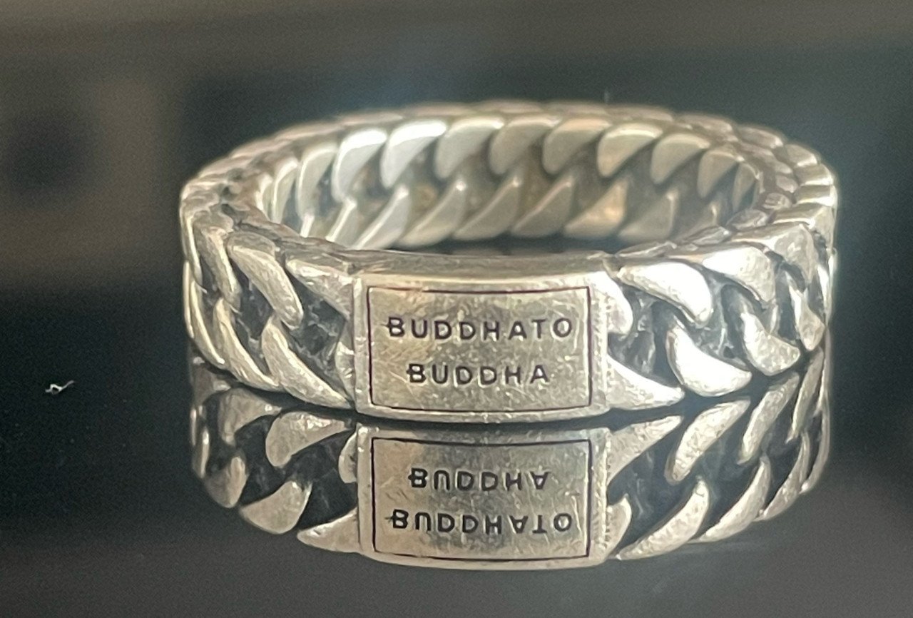 Buddha to buddha ring heren, maat 19