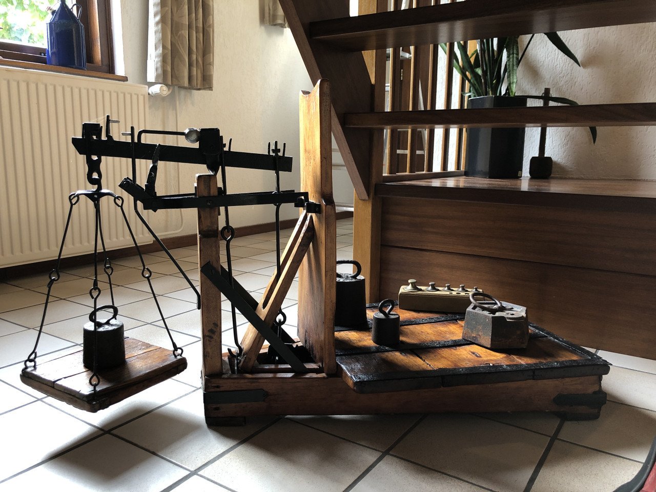 Bascule me bijpassende gewichten