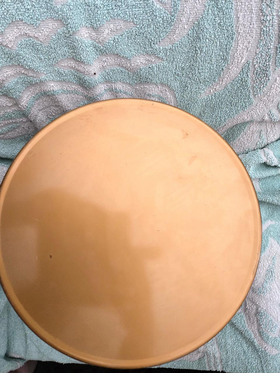 Groot bewaarblik van Kanis & Gunnink 5 kg. Afm. H32 cm Ø 28cm