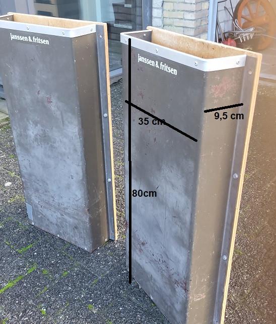 Wand opbergbakken (metaal)