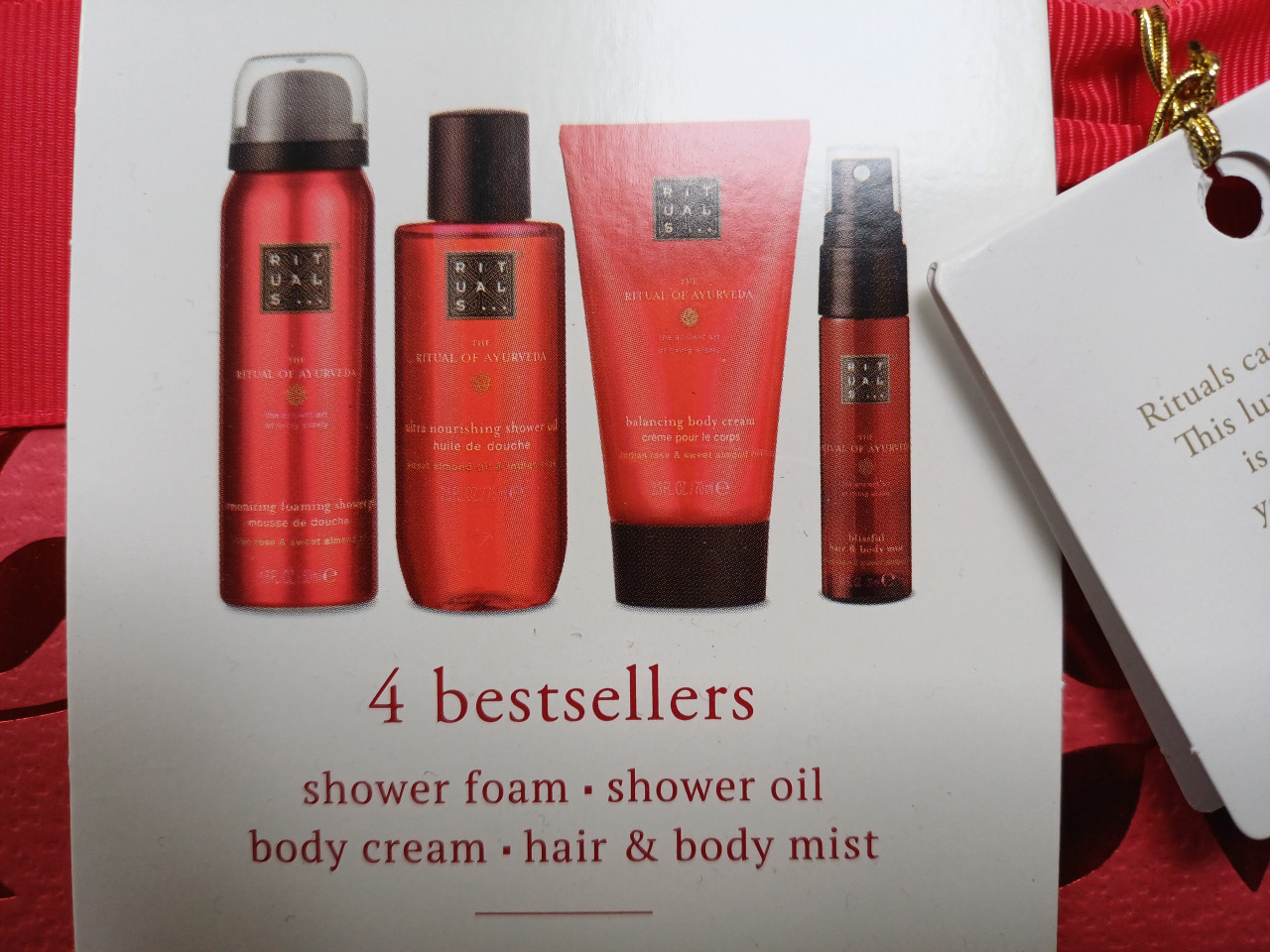 NIEUW: RITUALS GIFT SET 4 x The Ritual of Ayurveda - BIEDEN