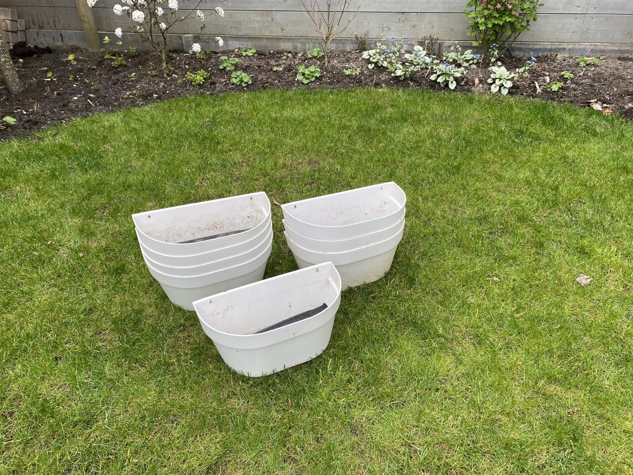 Plantenbakken voor schutting of balkon